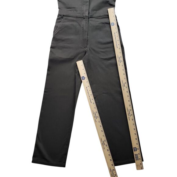 Rivet Utility Worker Jumpsuit Womens Small Green Short Sleeve Stretch Coveralls - Picture 5 of 12